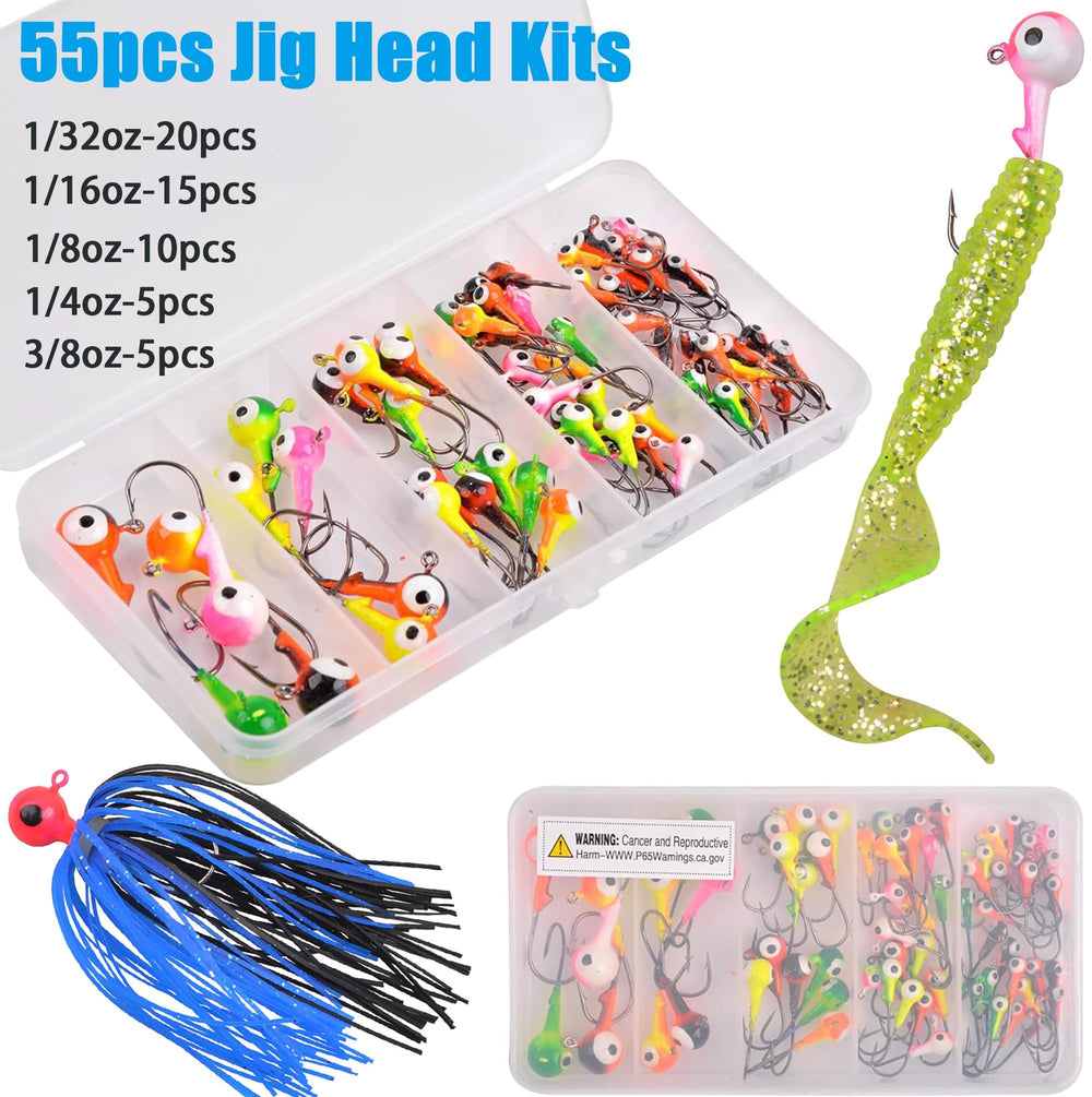 Jig head with sharp carbon steel hook