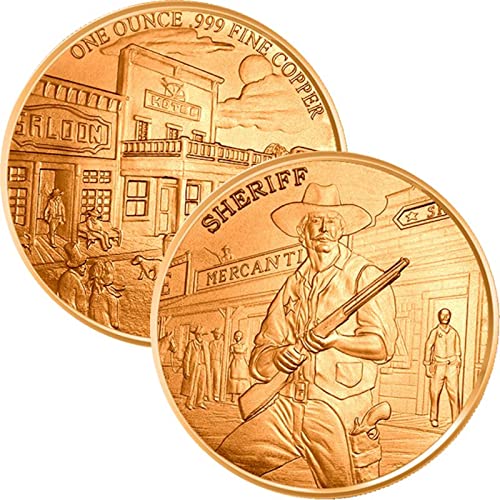 Jig Pro Shop Prospector Series copper medallion front artwork for display