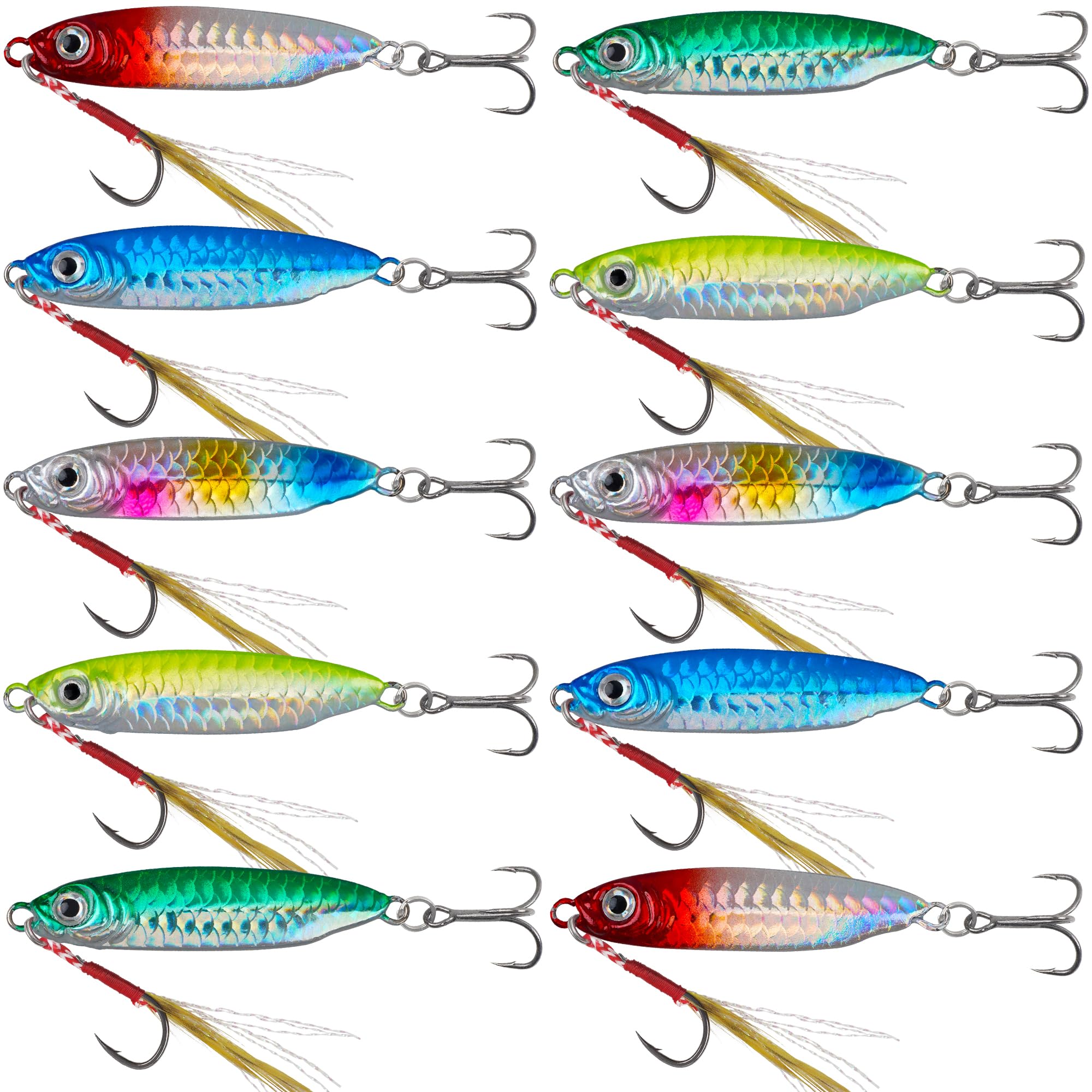Jigging lure lead fish with knife-head design for accurate casting