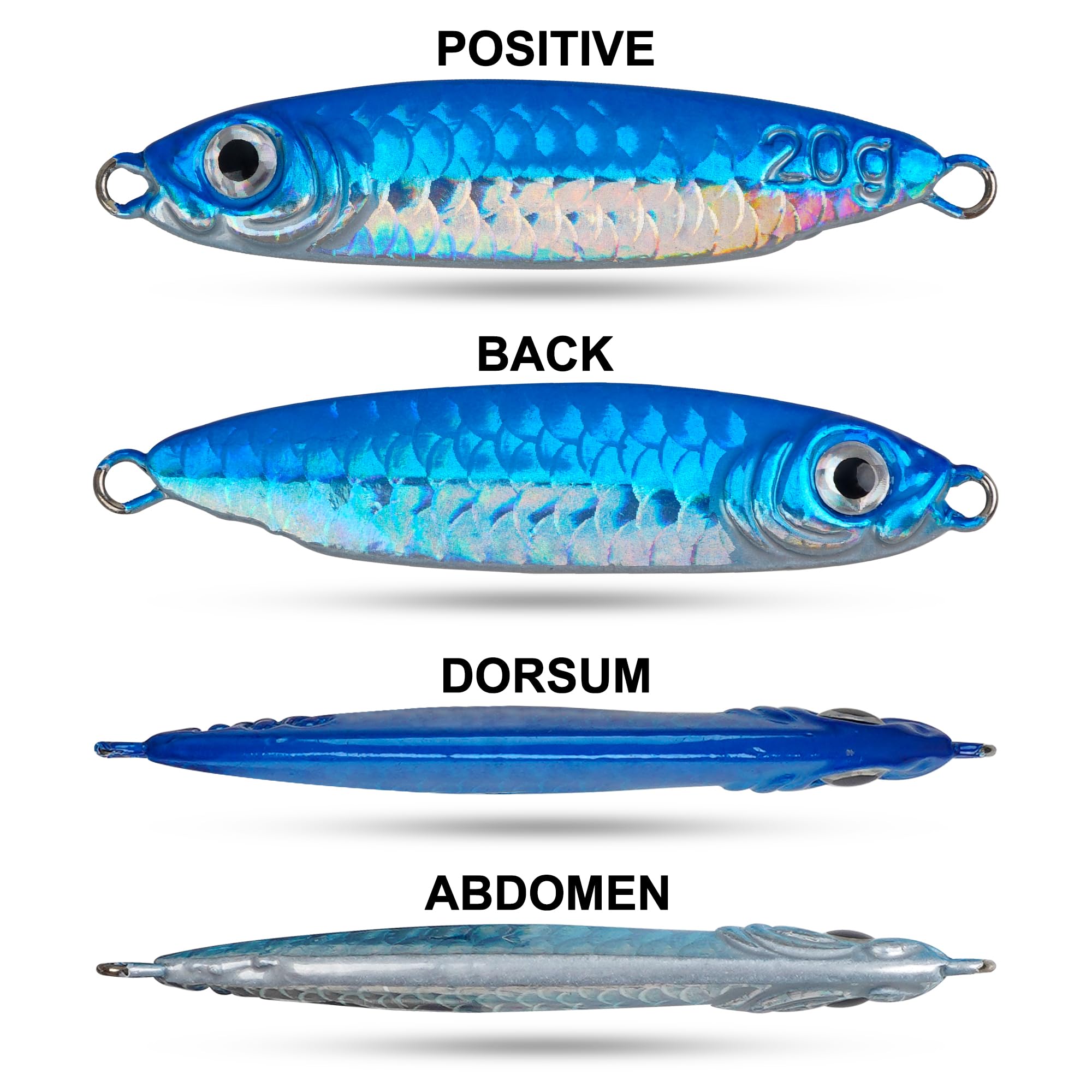 Ultra-sharp carbon steel hooks on jigging lure with assist hook