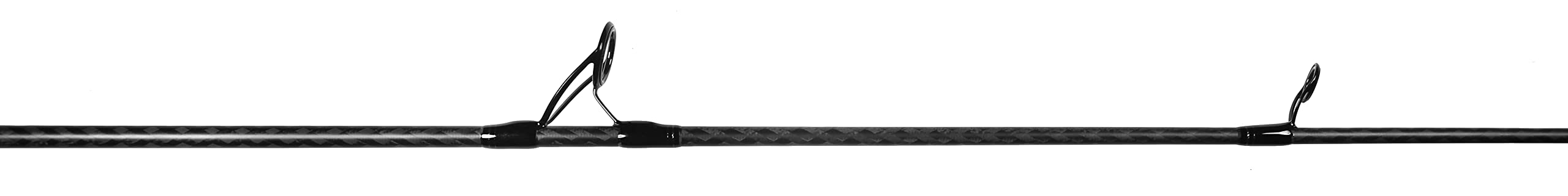 Dual locking reel seat on Jigging World Hybrid Nano Carbon rod for secure conventional reels