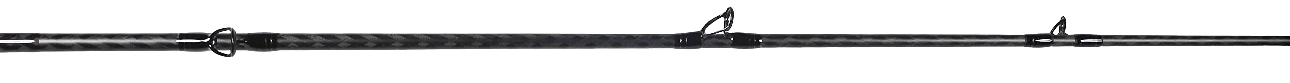 Jigging World Hybrid 7ft Xheavy rod spiral-wrapped guides for smooth line flow.