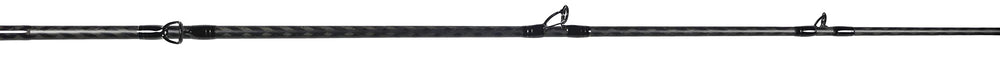 Jigging World Hybrid 7ft Xheavy rod spiral-wrapped guides for smooth line flow.