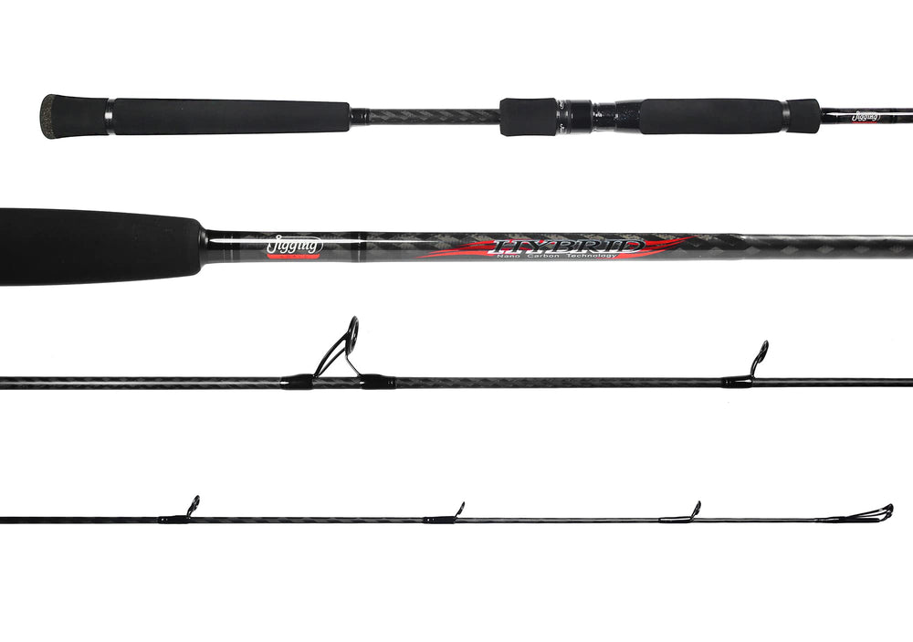 Jigging World Hybrid 7' Heavy Rod blank with ultra-light, sensitive profile.