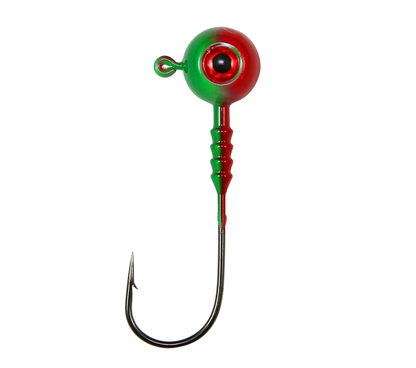 Jigging World Power Ball Jig Head 1oz Nuclear Chicken with upgraded bait keeper and long shank