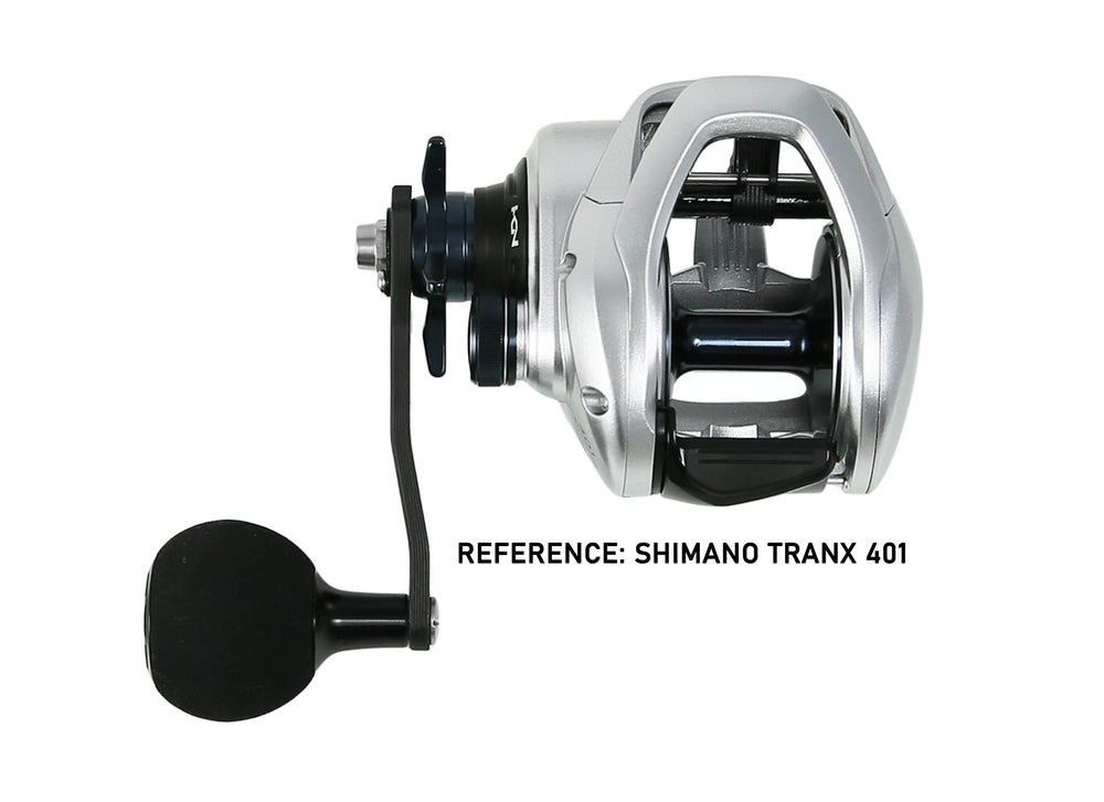 Jigging World power handle weight 1.2oz for balanced feel.