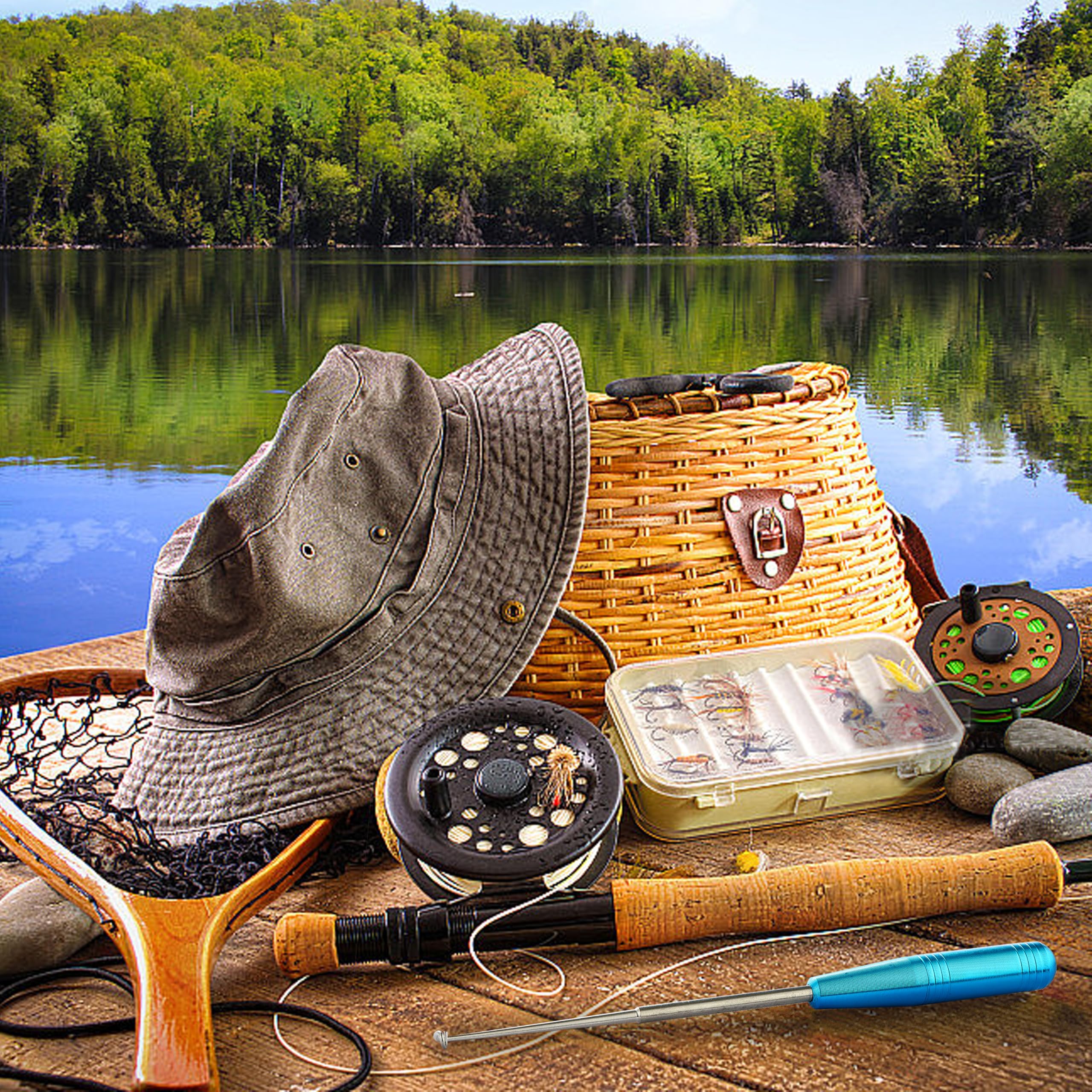 Storage tube fits in tackle box or pocket