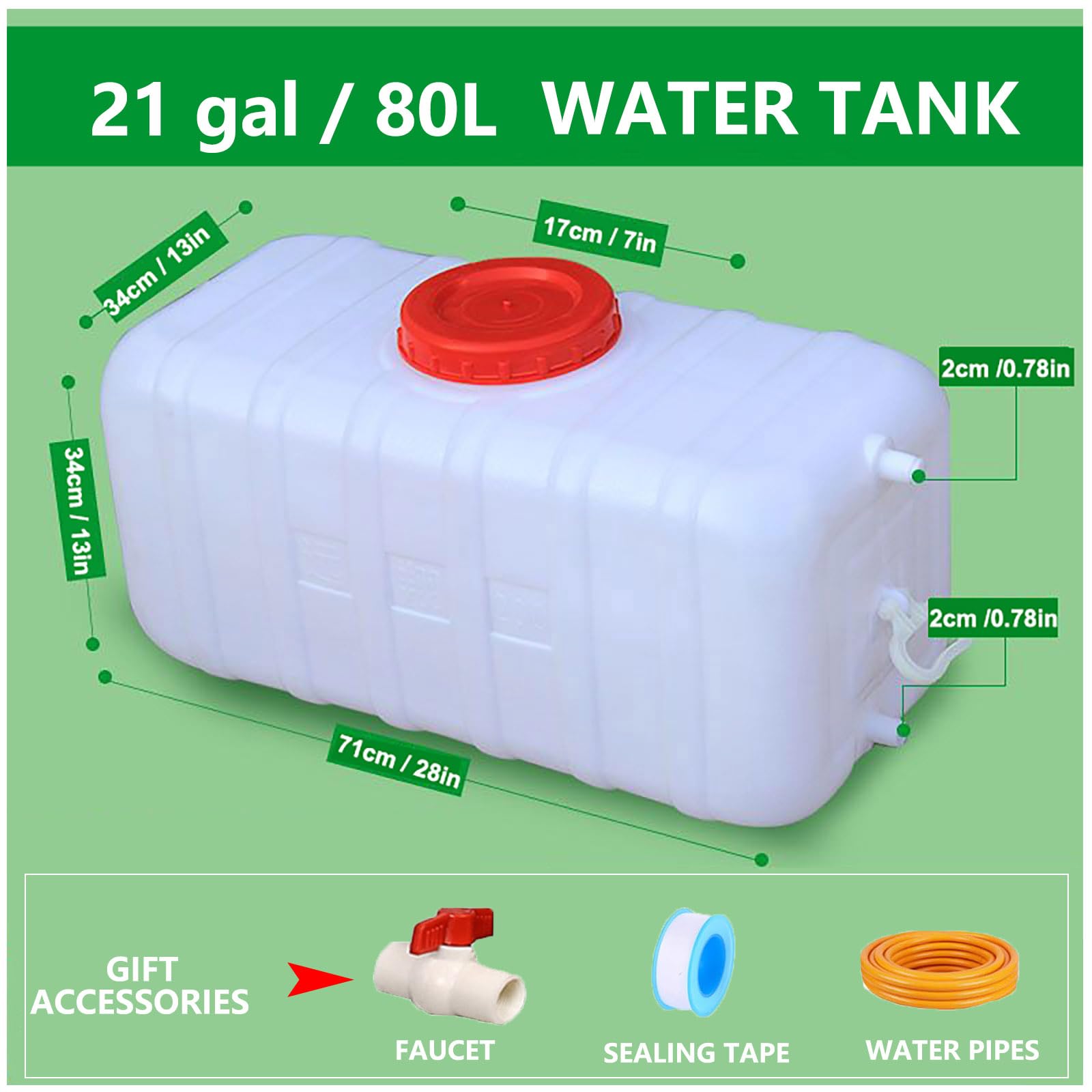 JINSADU large-opening water tank allows quick inside cleaning and refilling