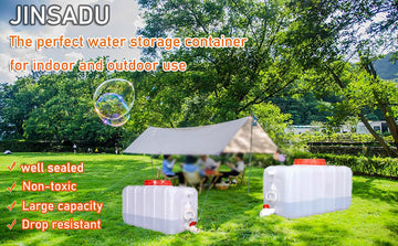 JINSADU transparent wall shows water level for quick checks