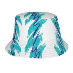 JIPOFD 90's bucket hat side view highlighting retro cup design and sun shade