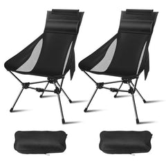 JITOOW camping chair headrest storage provides all-day comfort and easy transport for outdoor adventures.