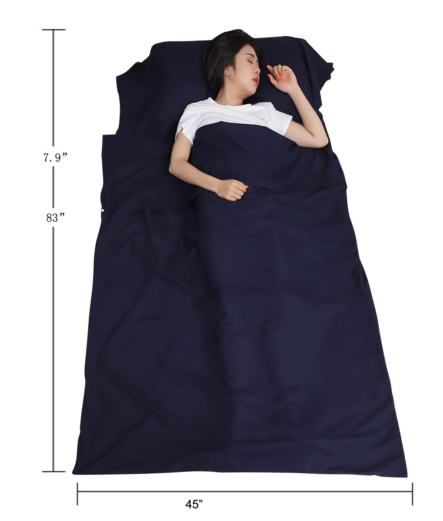 JITTY navy liner weighs 0.83 lb, minimal pack weight