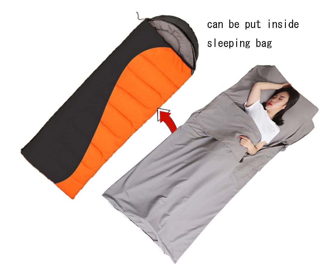 JITTY sleeping bag liner ultralight design adds minimal weight to your pack.