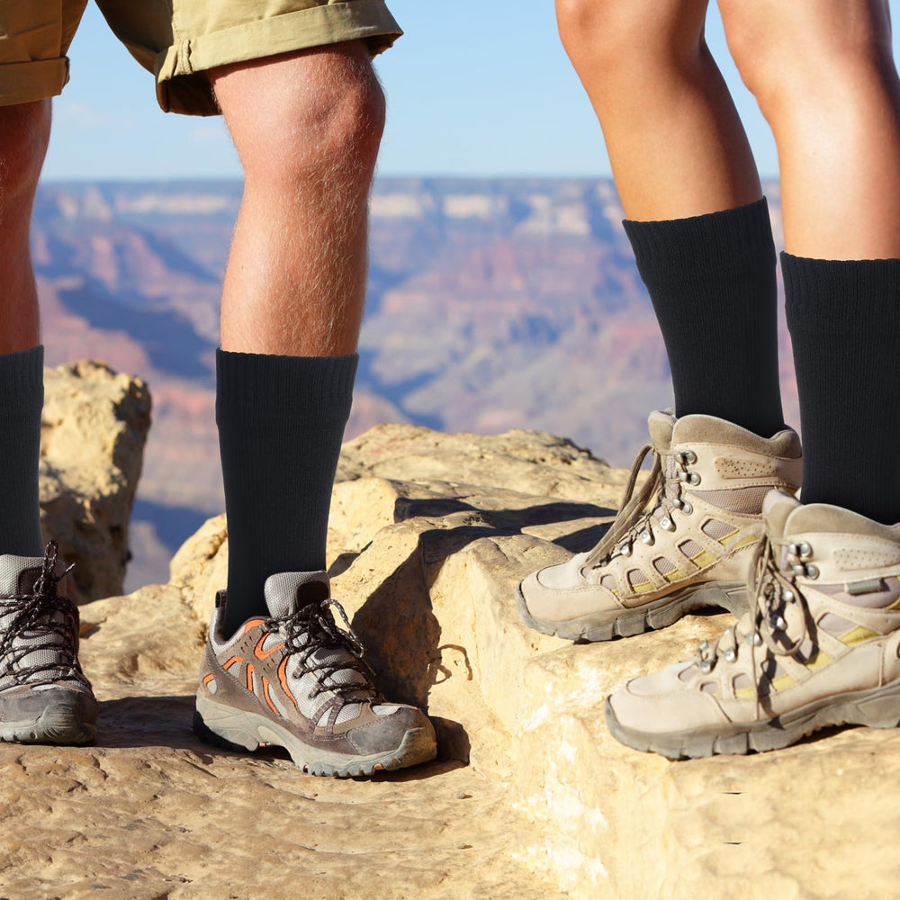 Jiuguva waterproof socks in puddle keep feet dry.