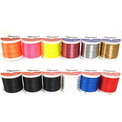 JK012 rod wrapping thread set – nylon and metallic threads