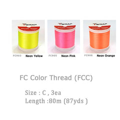 Spool and threads from JK012 rod wrapping thread set