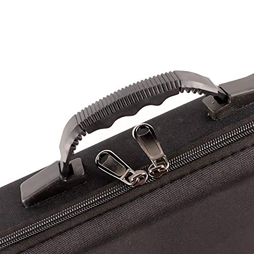 Jkjhbhged black rod bag viewed from outside for versatile use.