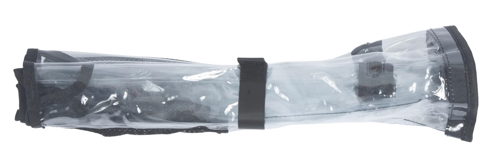 JKM & Company rain cover rolled storage reduces bulk when not in use