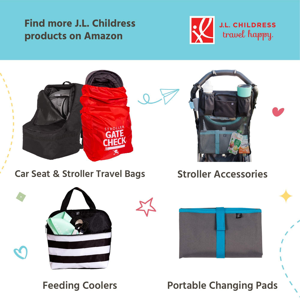 Durable, easy-to-wipe-clean ice packs from J.L. Childress for daily use.