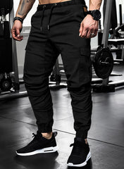 JMIERR men's cargo pants back pocket emphasizes real pockets for quick daily storage.