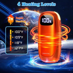 JMOSTRG hand warmers dual-sided heating in action warming palm to fingers