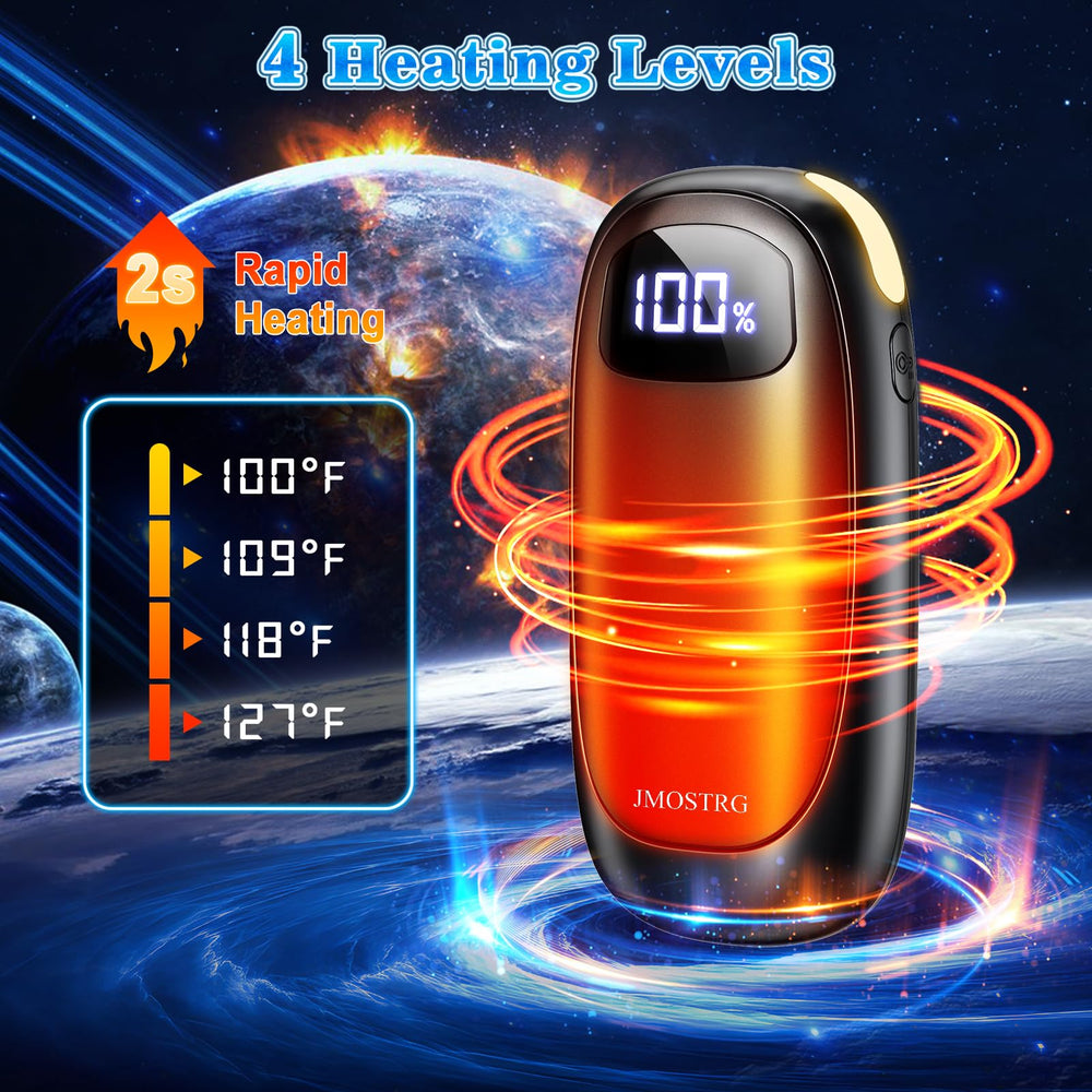 JMOSTRG hand warmers built-in flashlight for late-night tasks