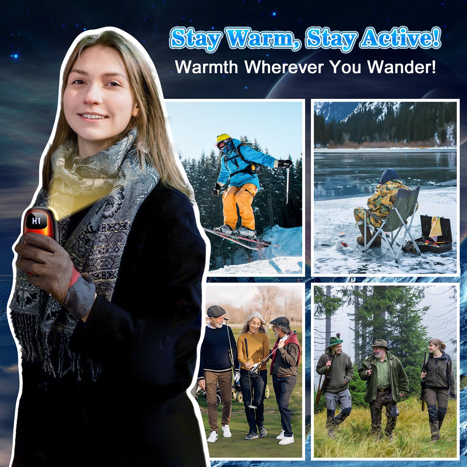 JMOSTRG included lanyards keep warmth at hand during commutes
