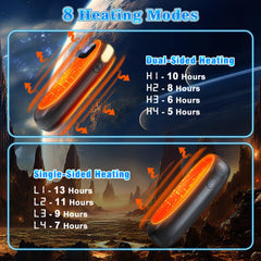 JMOSTRG hand warmers LED display clearly shows heat level and battery status.