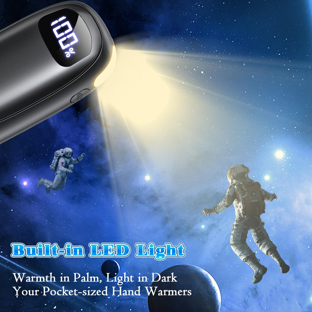 JMOSTRG hand warmers ultra-light weight fits easily in your pocket.
