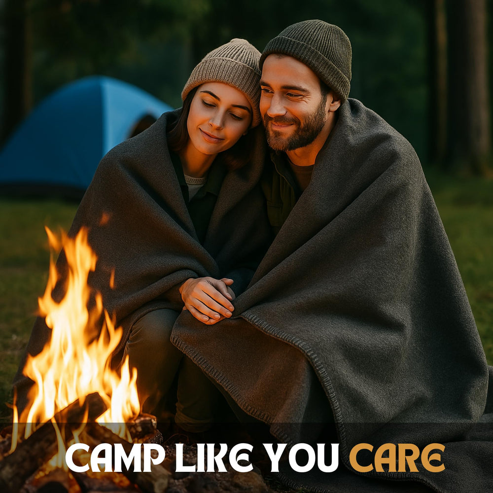 JMR USA Wool Camping Blanket being washed, easy maintenance.
