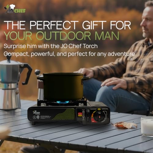 Jo Chef camping stove compact design enables easy transport on road trips