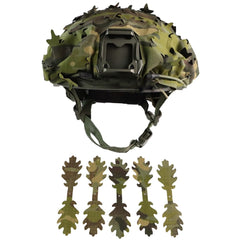 JOAXOR 3D laser-cut helmet cover showcases precise cut for secure fit