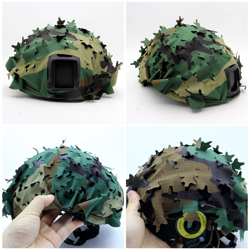 JOAXOR helmet cover made of nylon-cotton fabric delivering durability in outdoor events.