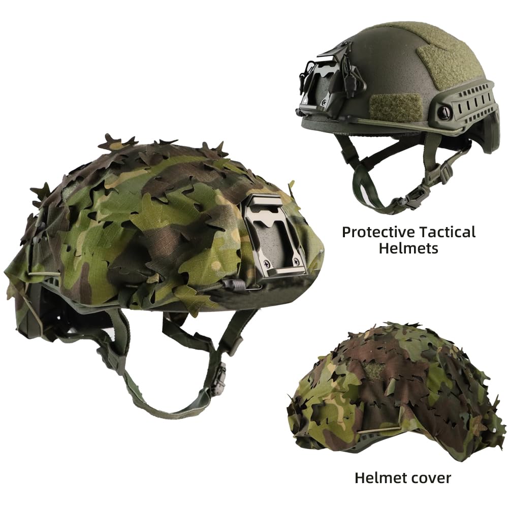 JOAXOR helmet cover for OPS-Core Fast size ML compatibility improves versatility
