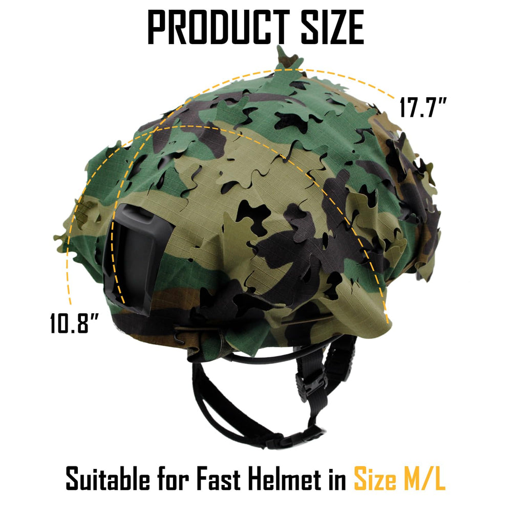 JOAXOR helmet cover with 3D laser-cut edge for precise fit on fast helmets.
