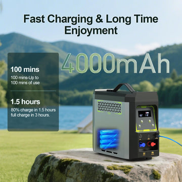 Jocoevol unit with LCD panel displaying precise temperature control for safe use