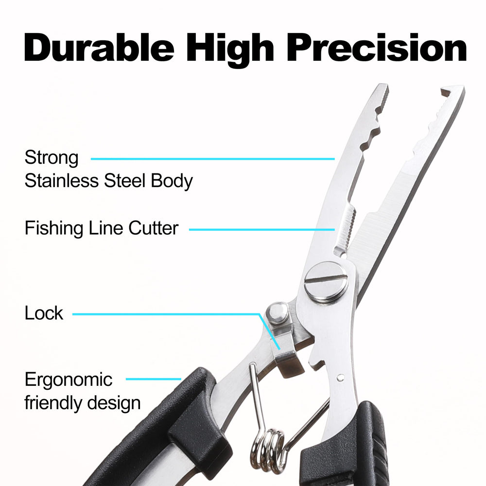 Ergonomic handles and compact design of Newport pliers