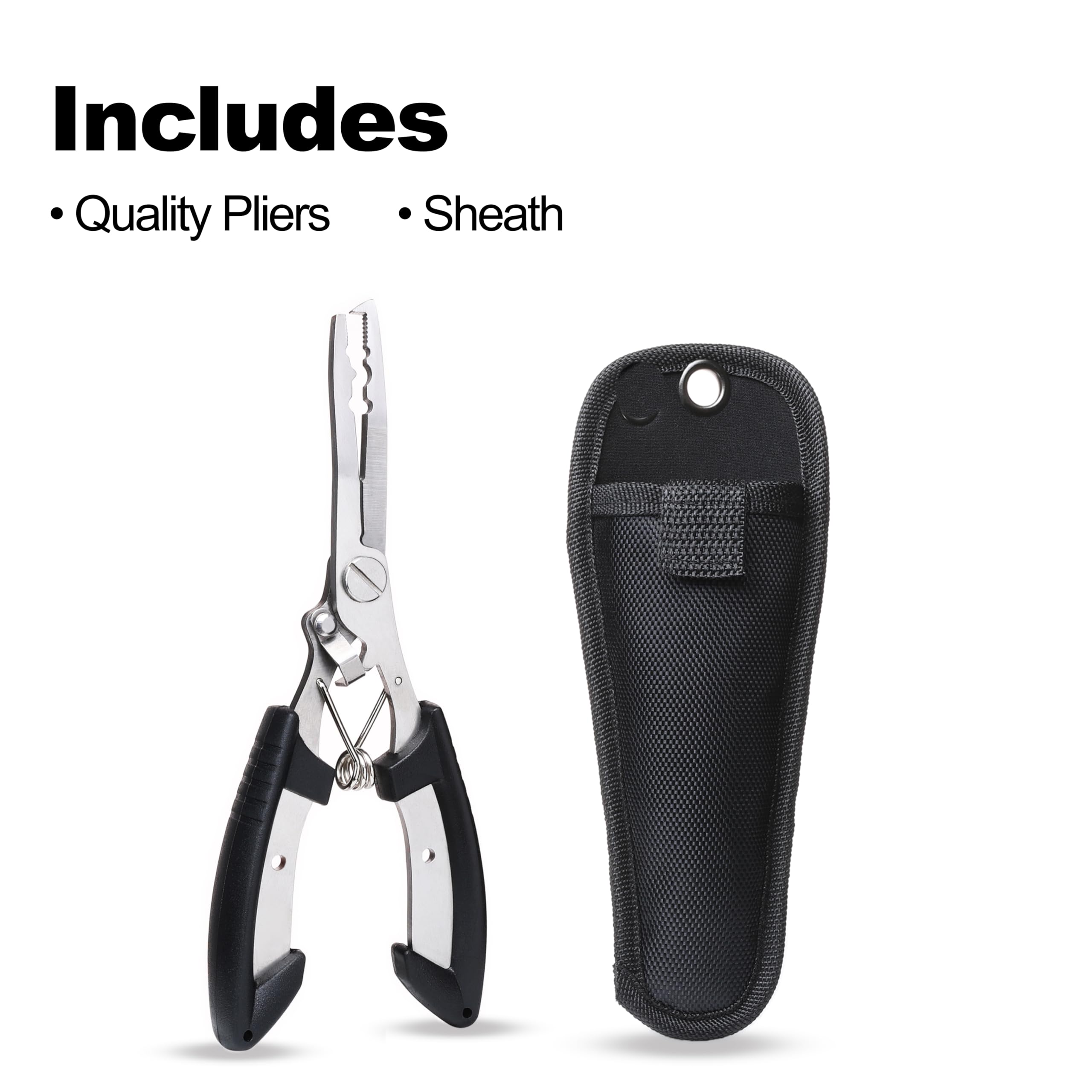 Lightweight 81-gram Joe Cast Newport pliers in use