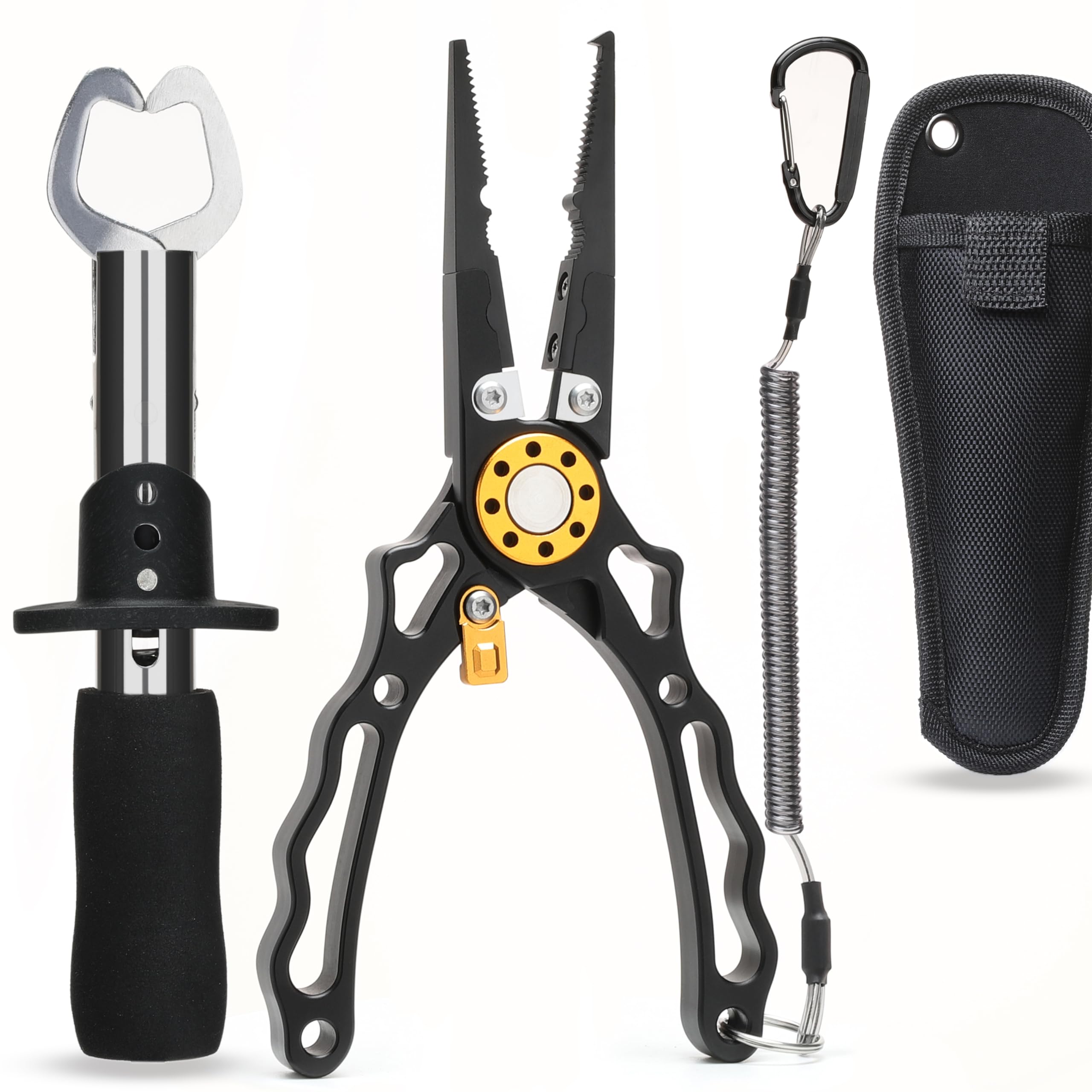Joe Cast Newport 7.5-Inch multifunctional fishing pliers with split ring tip