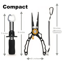 Close-up of tungsten carbide line cutter on Joe Cast Newport pliers