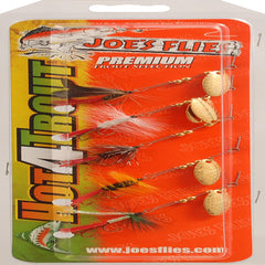 JOEFLY multi-pack trout spinner flies with inline blade for light tackle streams and lakes