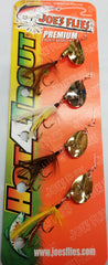 Joe's Flies Super Striker 4-Piece 1/4 oz spinner-fly assortment packaging