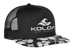 Joe's USA Koloa Surf mesh back hat with wave logo for beach-ready wear.