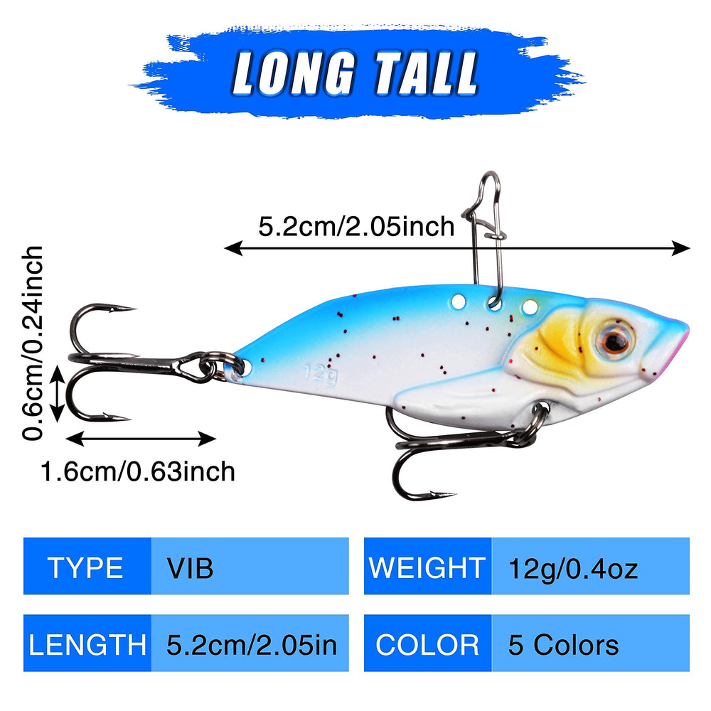 VIB hard spinner blade lure close-up