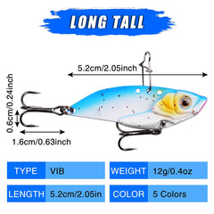 VIB hard spinner blade lure close-up