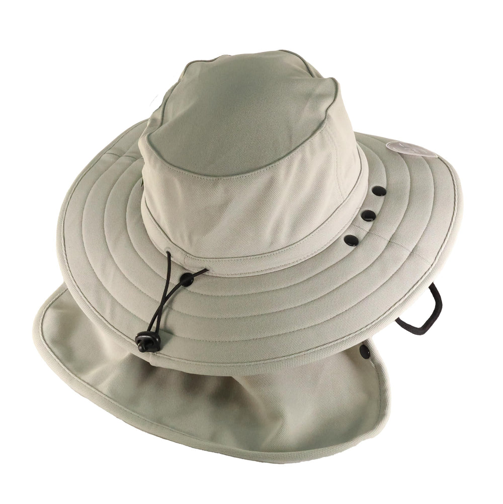 Adjustable drawstring and chin strap for a secure, windy-day fit