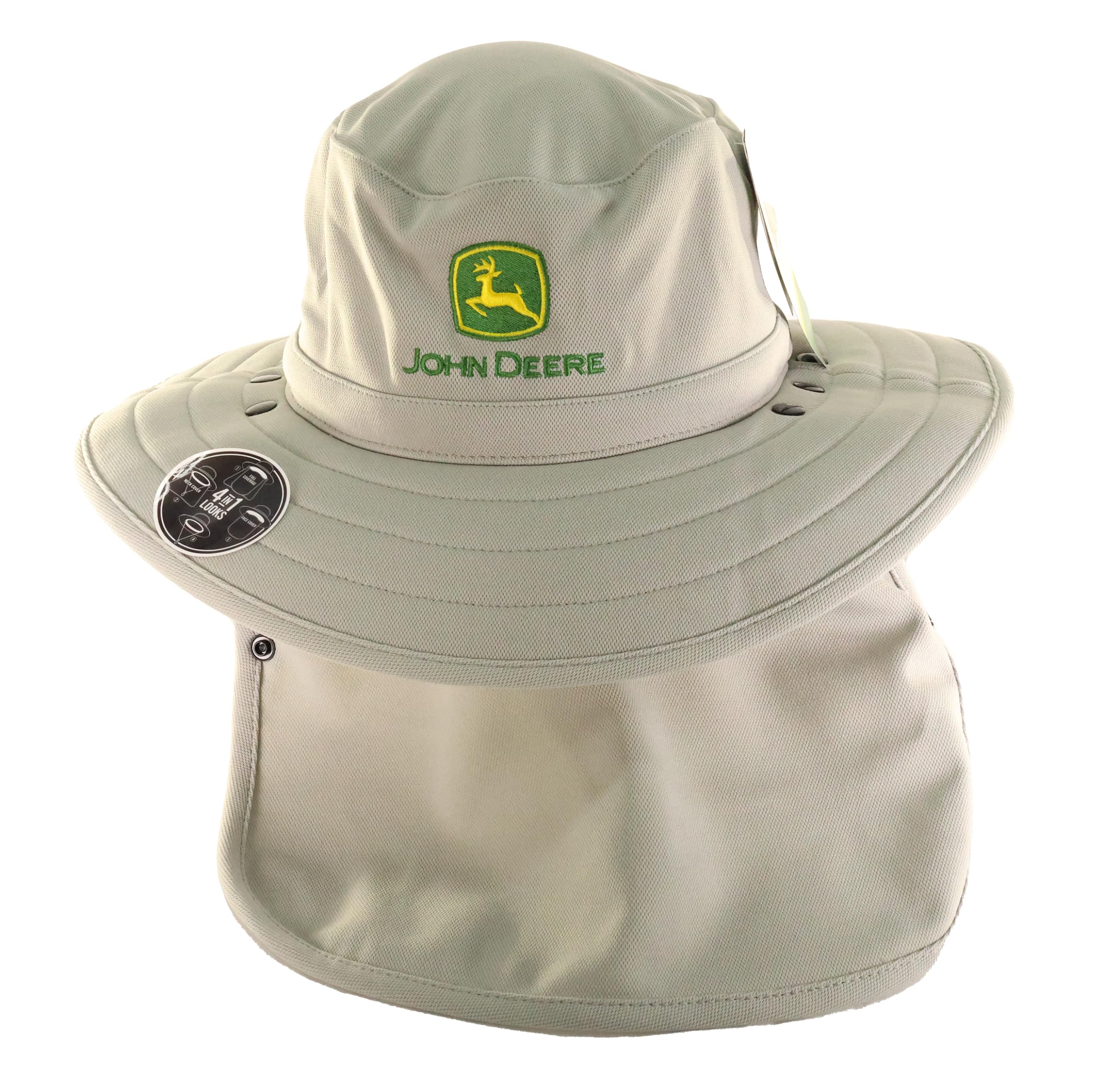 Iconic John Deere logo on front for authentic outdoor style