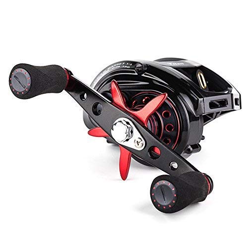 Brake system close-up on Titan baitcasting reel