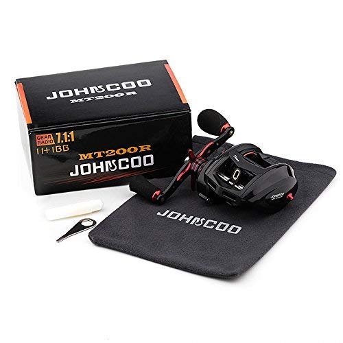 JOHNCOO Titan drag knob close-up demonstrates 13kg max drag capability.