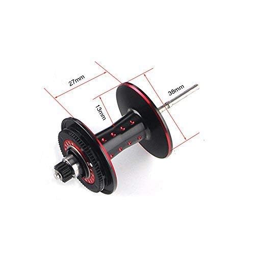 JOHNCOO Titan baitcasting reel in-use action on rod during bass fishing scenario.